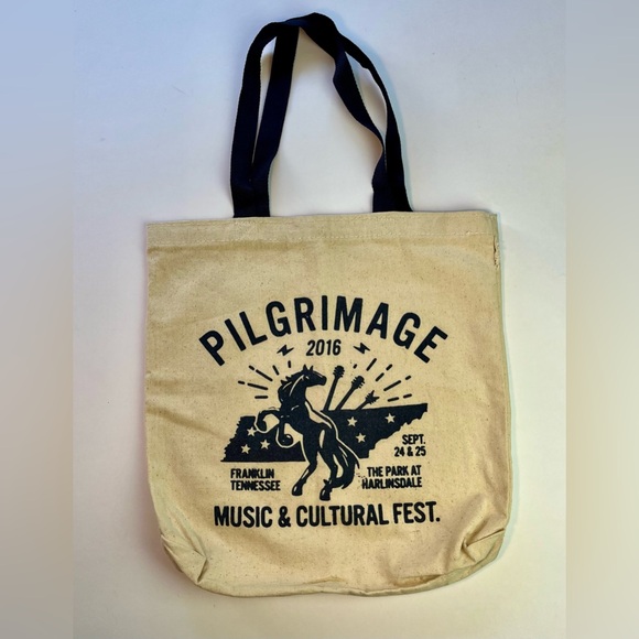 Pilgrimage Music Festival Canvas Tote Bag, 2016 authentic promo tote - Picture 5 of 8